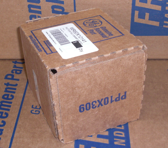Box with part number and a parts number