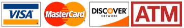 Visa MasterCard Discover ATM